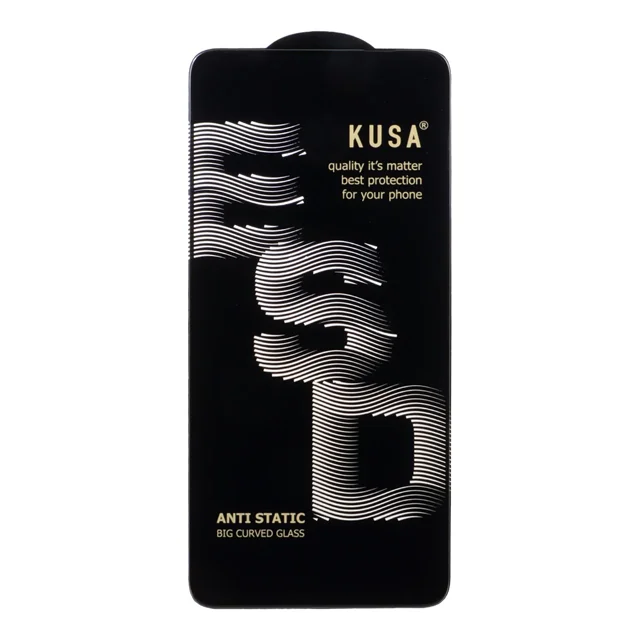محافظ صفحه نمایش شیشه ای Full Cover Kusa Anti Static ESD مدل Xiaomi Redmi Note ۱۴ ۴G